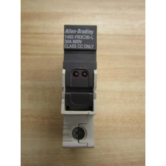 Allen Bradley 1492-FB3C30-L Fuse Holder 1492FB3C30L 1 PoleSeries B - Used