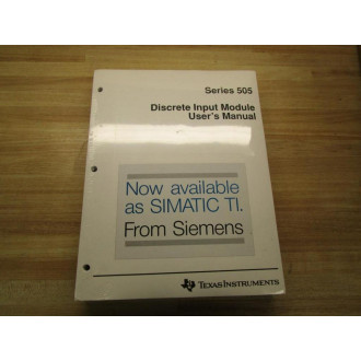 Siemens 545-8102 Manual Set