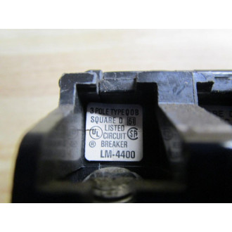 Square D LM-6417 Circuit Breaker LM-4400 60A 3 Pole - Used
