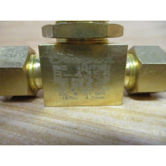 Swagelok B-43S6 Ball Valve B43S6