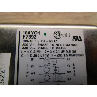 Corcom 10AY01 EMI Filter - New No Box