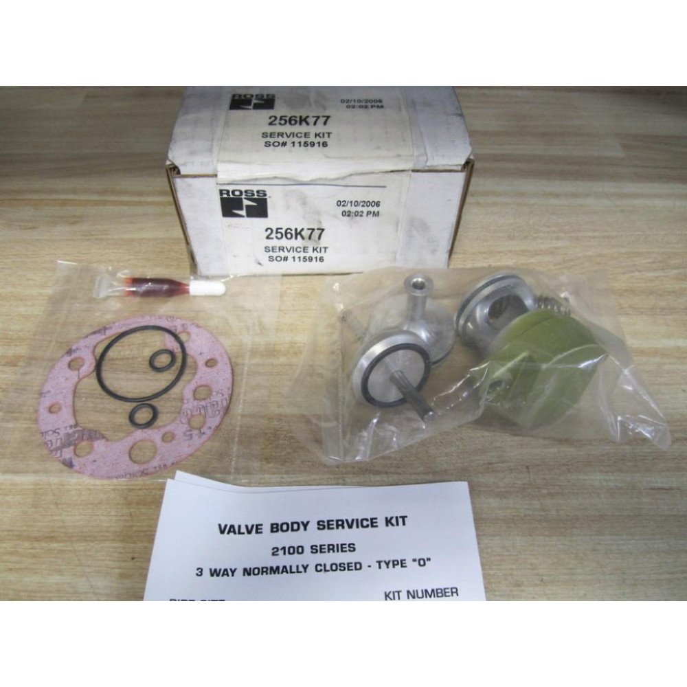 Ross 256K77 Valve Body Service Kit WO 3 Big Rings & 1 Lubricant