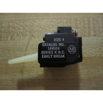 Allen Bradley 1495-G4 Auxiliary Contact 1495G4 Series K