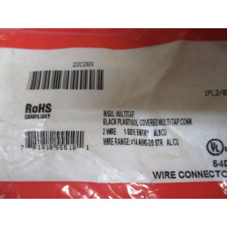 Burndy 1PL20-2 Insulated Multitap 22C265