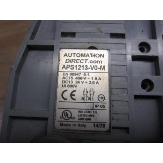 Automation Direct APS1213-V0-M Foot Switch APS1213V0M - New No Box