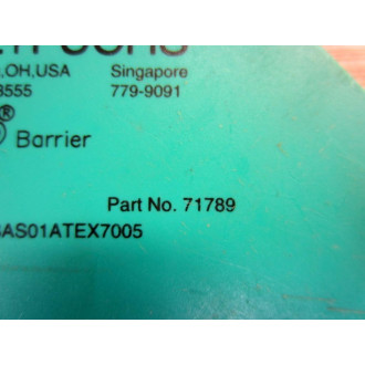 Pepperl + Fuchs 71789 Contact BAS01ATEX7005 - New No Box