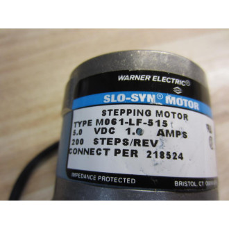 Warner Electric M061-LF-515 Stepping Motor M061LF515 218524 - New No Box