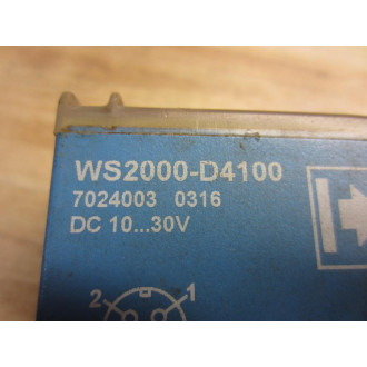 Sick WS2000-D4100 Photoelectric Sensor WS2000D4100 - Used