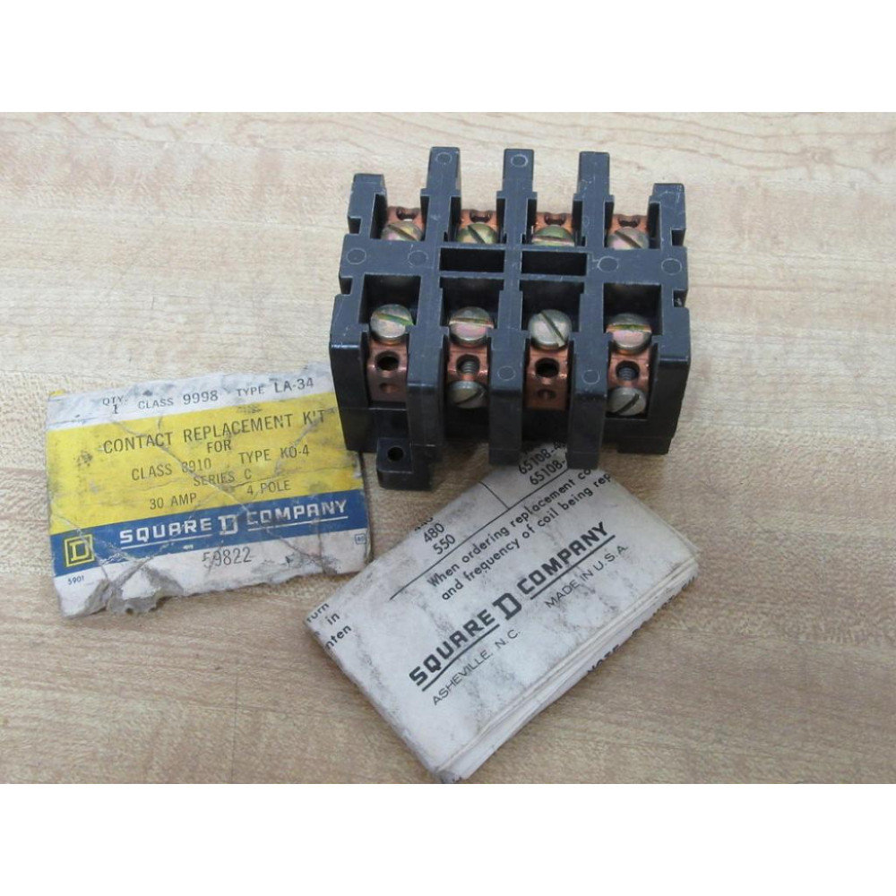 Square D 8910-K04 Contact Replacement Kit 8910K04 - New No Box