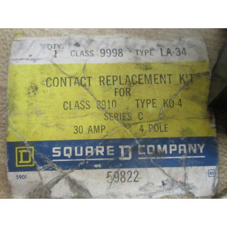 Square D 8910-K04 Contact Replacement Kit 8910K04 - New No Box