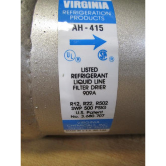 Virginia AH-415 Filter Drier AH415 - New No Box