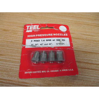Dayton 2PO63 Teel High Pressure Nozzle Set