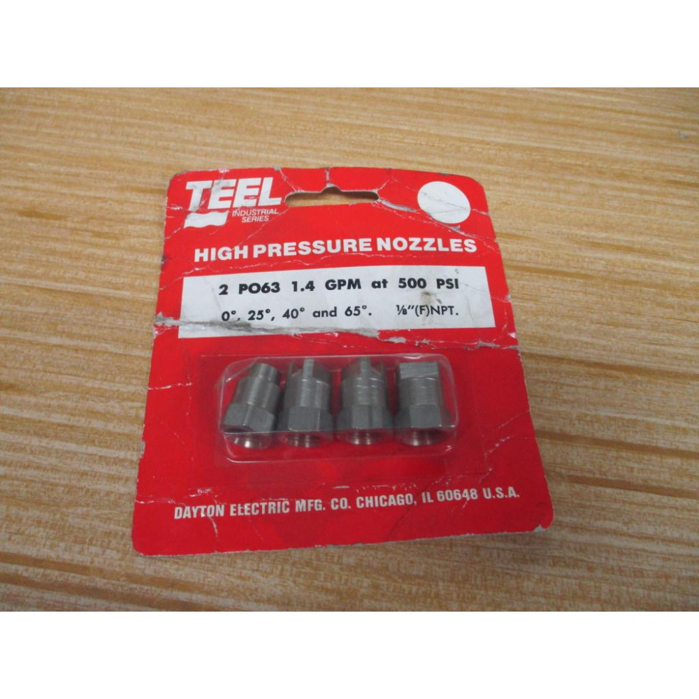 Dayton 2PO63 Teel High Pressure Nozzle Set