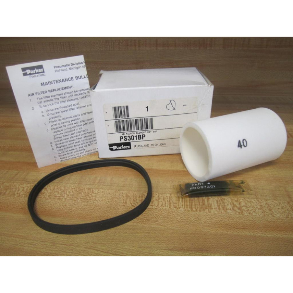 Parker PS301BP Hydraulic Filter Element Kit WO Gaskets