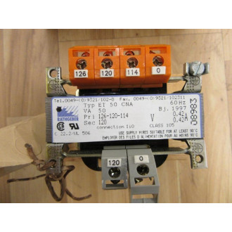 Rathgerber ET 50 CNA Transformer ET50CNA