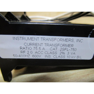 Instrument Transformers 2SFL-750 Current Transformer 2SFL-750 - New No Box