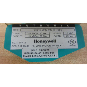 Honeywell 38545-0000-0110-113-F5D5 Breaker 3854500000110113F5D5 - New No Box