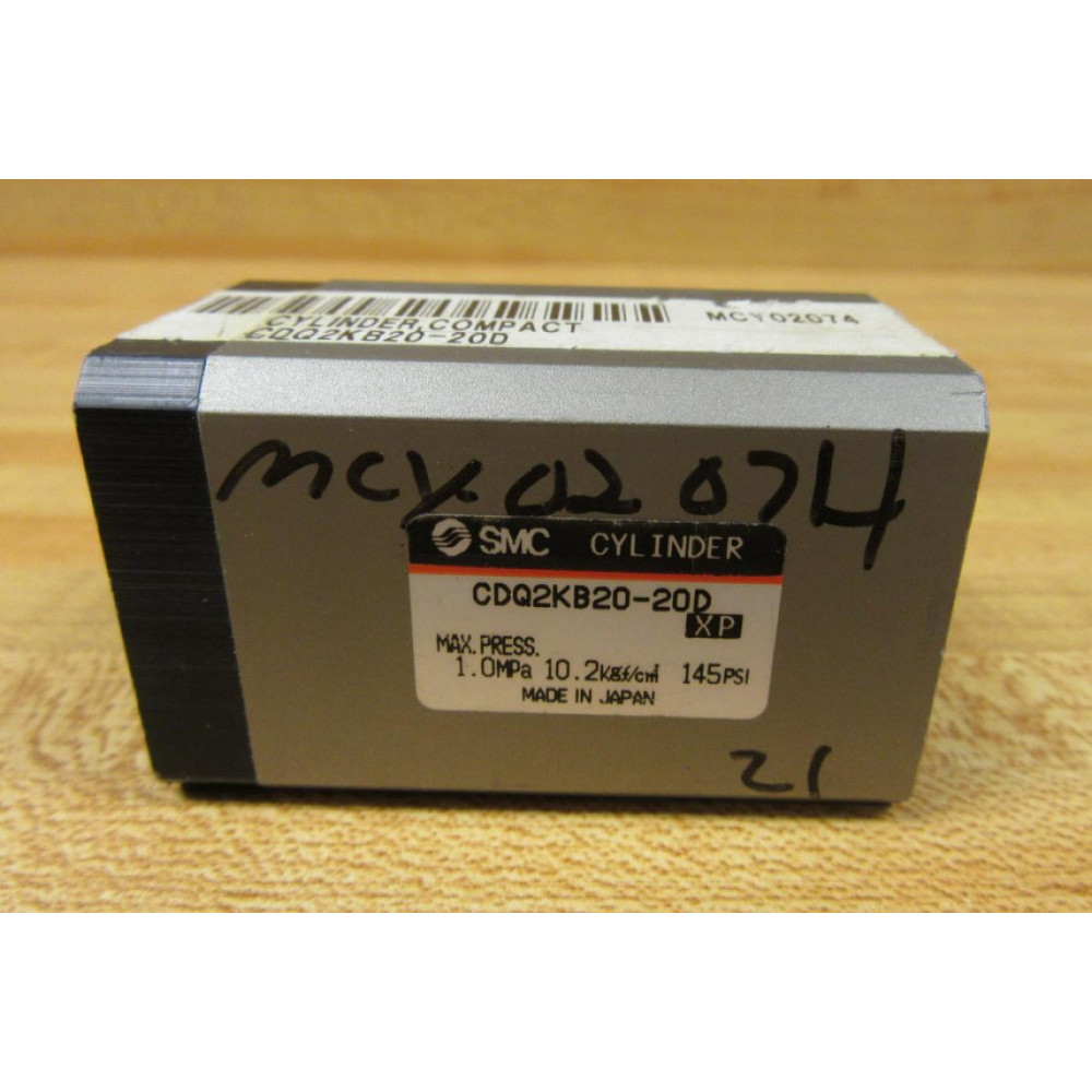 SMC CDQ2KB20-20D Compact Cylinder CDQ2KB2020D - New No Box