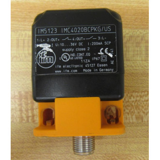 IFM Efector IM5123 IMC4020BCPKGUS Sensor IMC4020BCPKGUS - Used