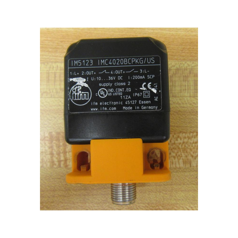 IFM Efector IM5123 IMC4020BCPKGUS Sensor IMC4020BCPKGUS - Used