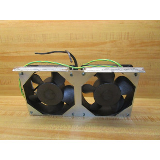 Minebea 4715MS-22T-B50 Fan 4715MS22TB50 Dual Fans - Used