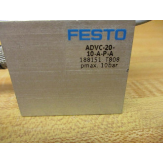 Festo ADVC-20-10-A-P-A Short Stroke Cylinder ADVC2010APA - New No Box