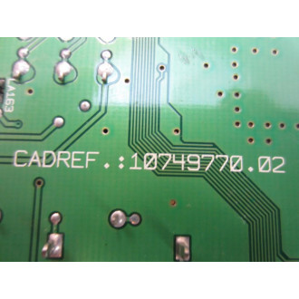 10749770.02 Circuit Board 10796620 - Used