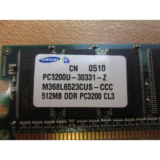 Samsung PC3200U-30331-Z Memory Board PC3200U30331Z M368L6523CUS - Used