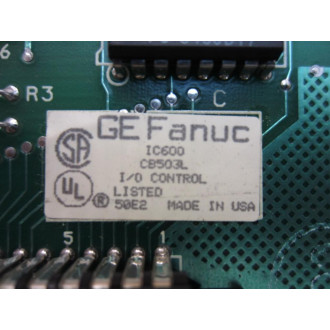 GE IC600 C8503L IO Control Board IC600C8503L - Used
