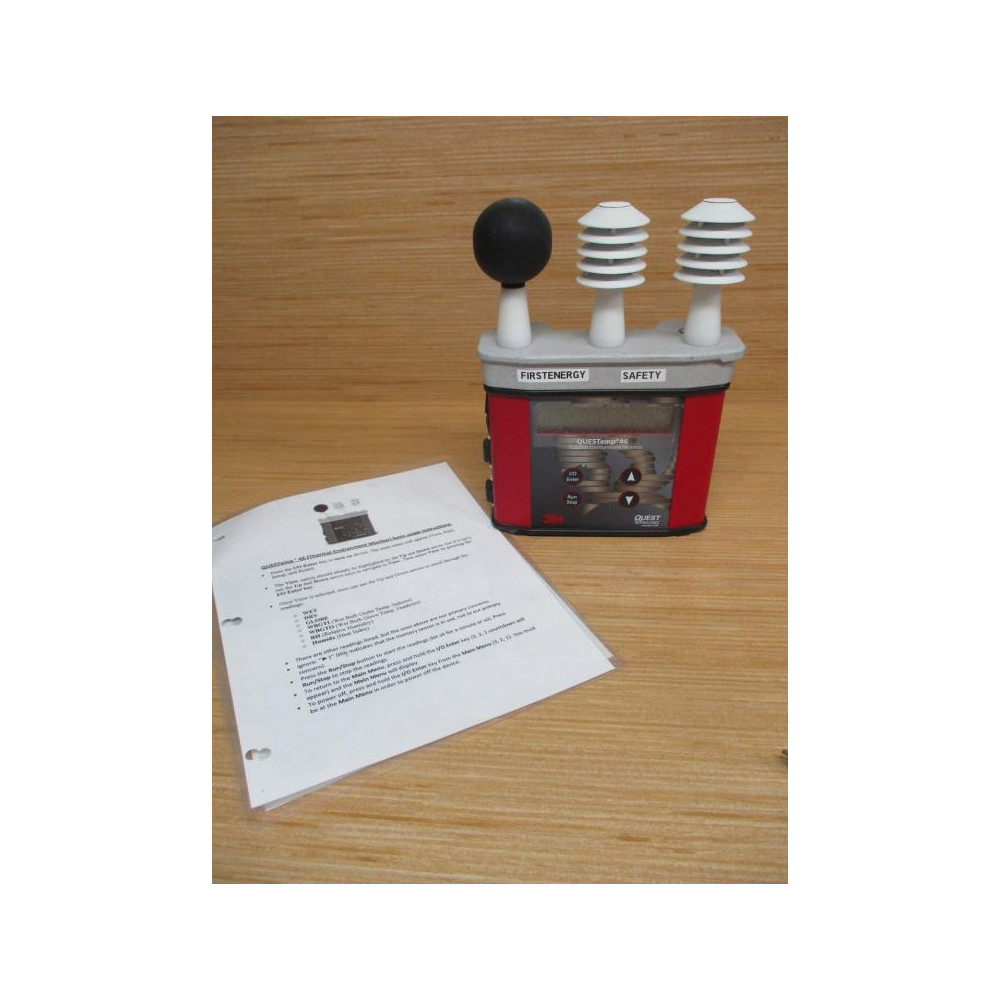 3M Quest Technologies QUESTemp°46 Thermal Environment Monitor - Used