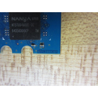 Nanya NT1GT64U8HB0BY-3C Memory Board NT1GT64U8HB0BY3C (Pack of 3) - Used