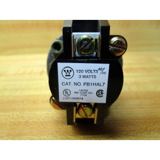 Westinghouse PB1HAOL7 Push Button Pilot Light PB1HAL7
