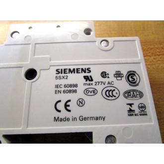 Siemens 5SX2106-6 6A Circuit Breaker 5SX21066