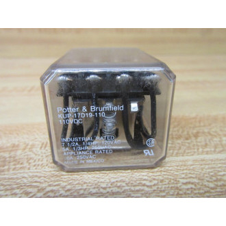 Potter & Brumfield KUP-17D19-110 Relay KUP17D19110 - New No Box