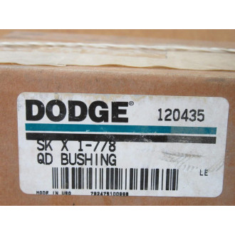 Dodge SK X 1-78 QD Bushing 120435