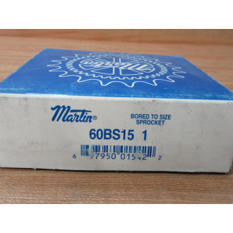 Martin 60BS15 1 Bored To Size Sprocket 60BS151