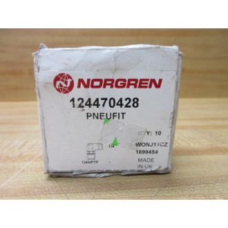 Norgren 124470428 Pneufit Swivel Male Elbow (Pack of 10)