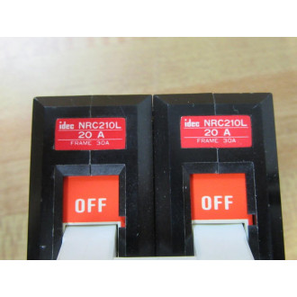 IDEC NRC210L-20A-AA 20A Circuit Protector NRC210L - New No Box
