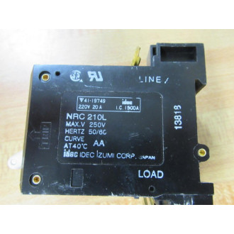IDEC NRC210L-20A-AA 20A Circuit Protector NRC210L - New No Box
