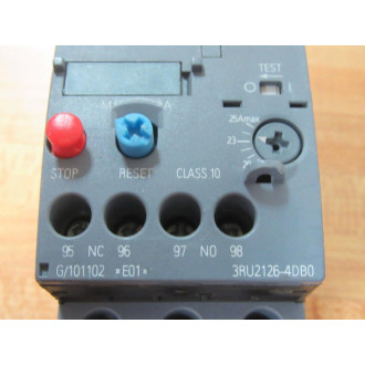 Siemens 3RU2126-4DB0 Overload Relay 3RU21264DB0 - New No Box
