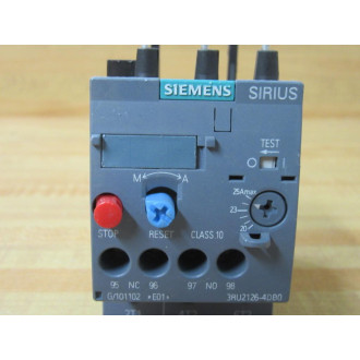 Siemens 3RU2126-4DB0 Overload Relay 3RU21264DB0 - New No Box