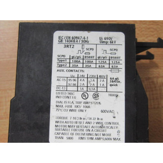 Siemens 3RU2126-4DB0 Overload Relay 3RU21264DB0 - New No Box
