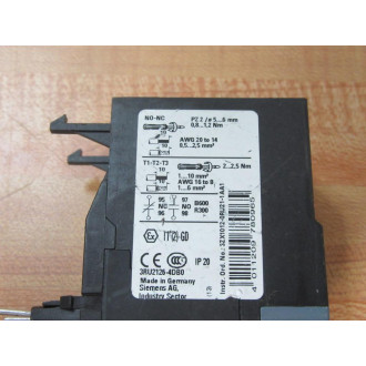 Siemens 3RU2126-4DB0 Overload Relay 3RU21264DB0 - New No Box