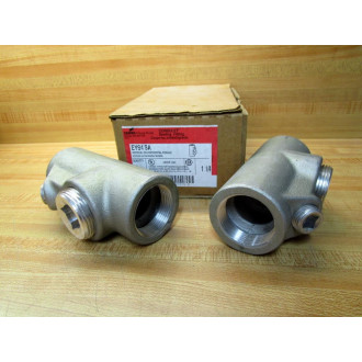 Cooper Crouse Hinds EYS4 SA 1-14" Female Conduit Seal Hub EYS4SA (Pack of 2)