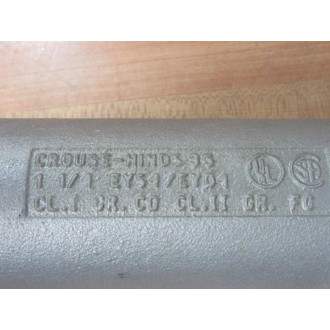Cooper Crouse Hinds EYS4 SA 1-14" Female Conduit Seal Hub EYS4SA (Pack of 4) - New No Box