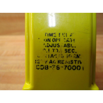 Potter & Brumfield CDB-78-70001 Time Relay CDB7870001 WO Knob - Used