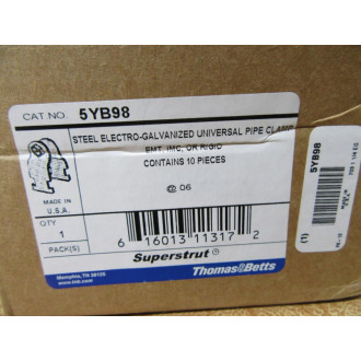 Thomas And Betts 5YB98 Pipe Clamp (Pack of 10)