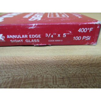 Pyrex 695610 Annular Edge Sight Glass