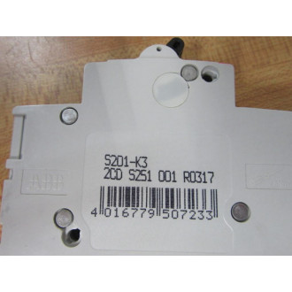 ABB S201 K 3 A 3A Miniature Circuit Breaker S201-K3 - New No Box