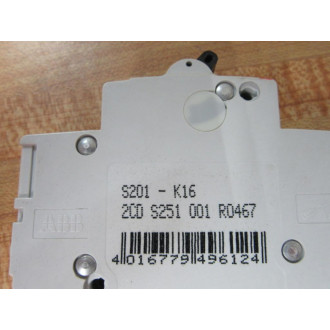 ABB S201-K16 16A Circuit Breaker S 201 K 16 A - New No Box